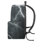 White Lightning Print Backpack