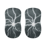 White Lightning Print Bar Stool Covers