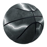 White Lightning Print Basketball