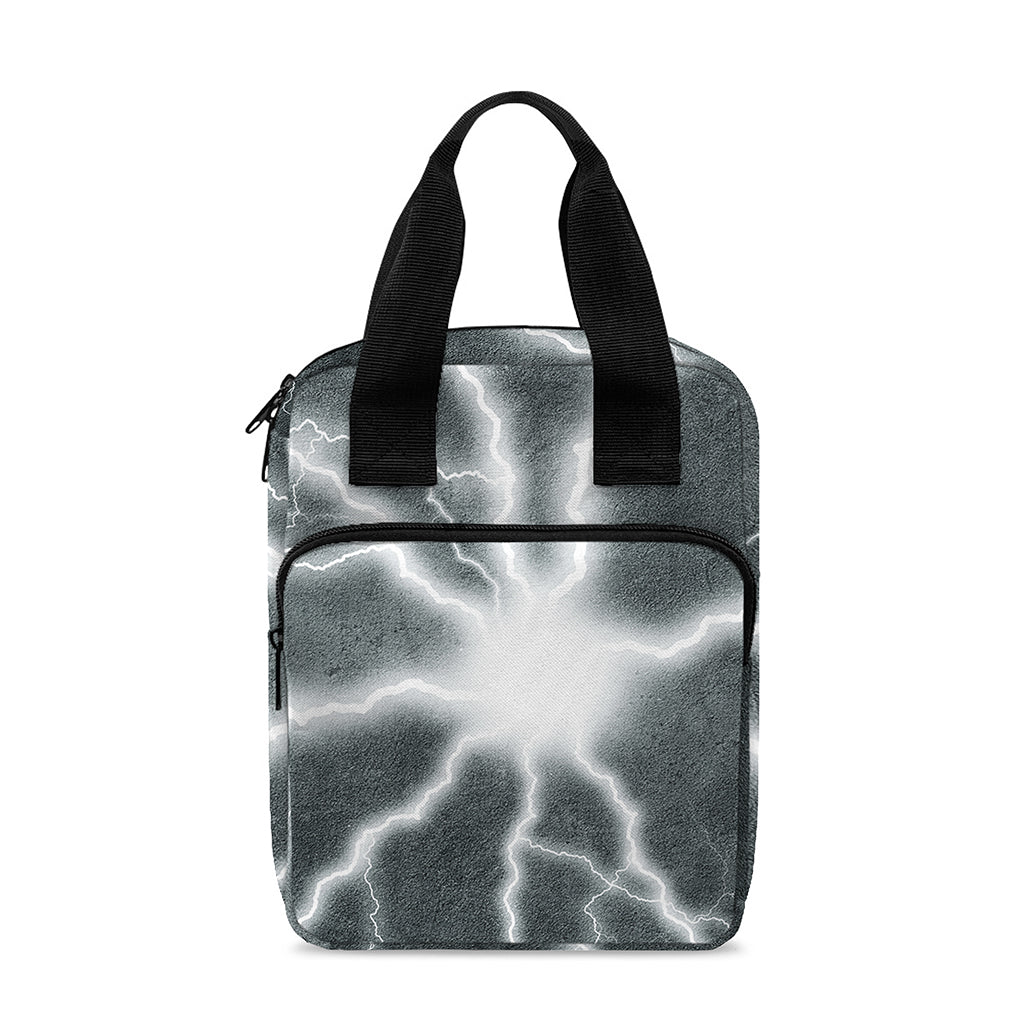 White Lightning Print Bible Tote Bag