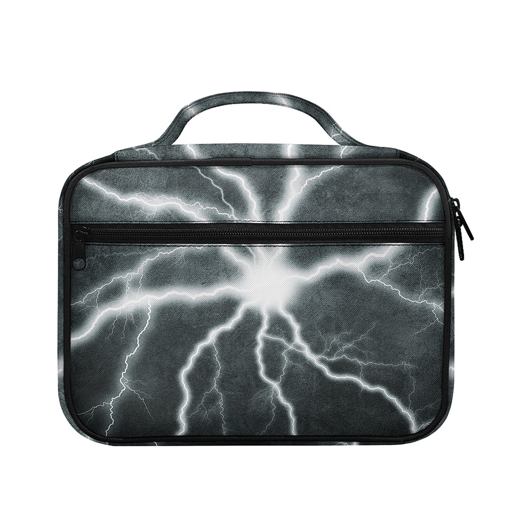 White Lightning Print Briefcase Bible Bag