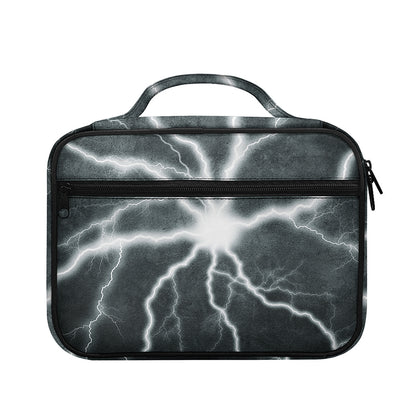 White Lightning Print Briefcase Bible Bag