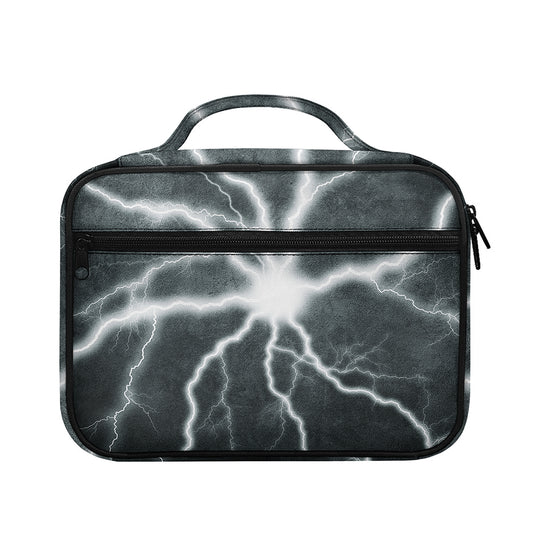 White Lightning Print Briefcase Bible Bag