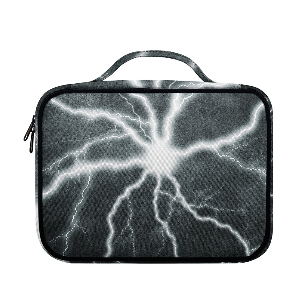 White Lightning Print Briefcase Bible Bag