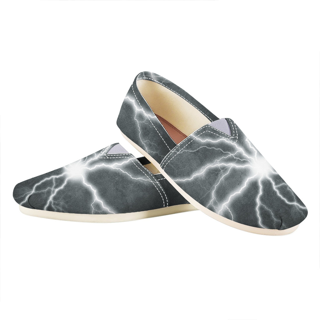 White Lightning Print Casual Shoes