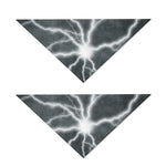 White Lightning Print Dog Bandana