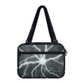 White Lightning Print Double Strap Bible Bag