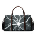 White Lightning Print Duffel Bag