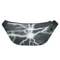 White Lightning Print Fanny Pack