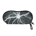 White Lightning Print Glasses Case