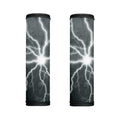 White Lightning Print Handle Covers