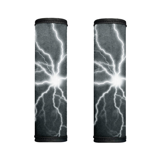 White Lightning Print Handle Covers