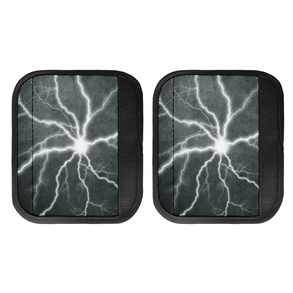 White Lightning Print Handle Covers