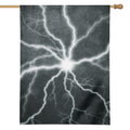 White Lightning Print House Flag