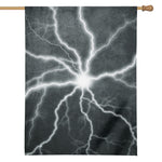 White Lightning Print House Flag