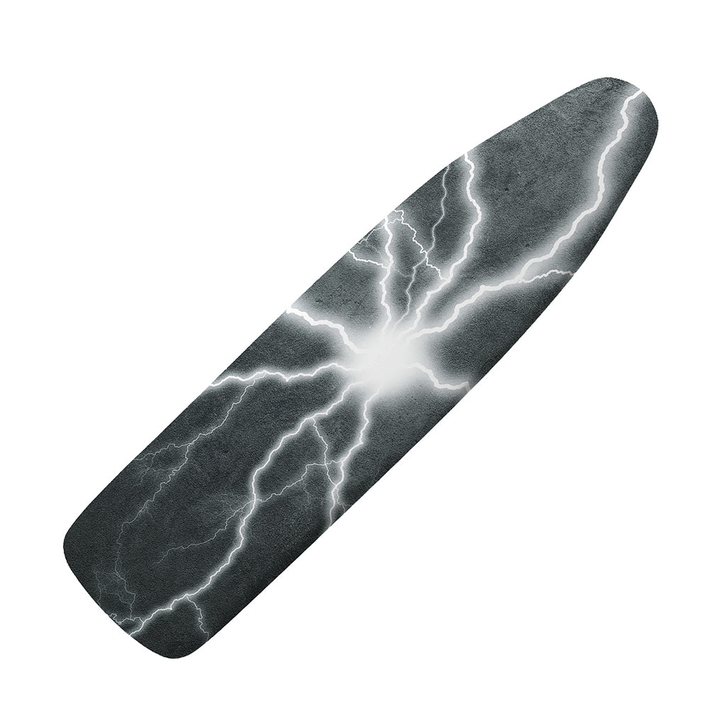White Lightning Print Ironing Board Cover