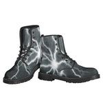 White Lightning Print Backpack