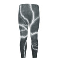 White Lightning Print Men's Leggings