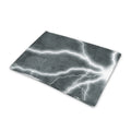 White Lightning Print Pet Cooling Mat Cover