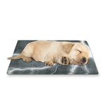 White Lightning Print Pet Cooling Mat Cover