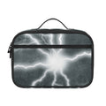 White Lightning Print Portable Lunch Bag