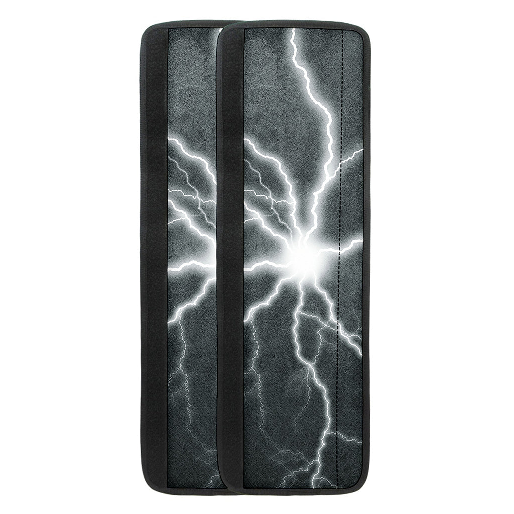 White Lightning Print Refrigerator Handle Covers