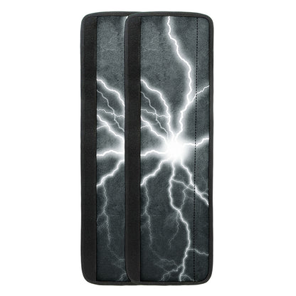 White Lightning Print Refrigerator Handle Covers