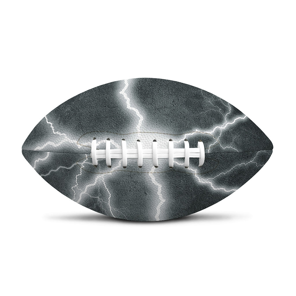 White Lightning Print Rugby Ball
