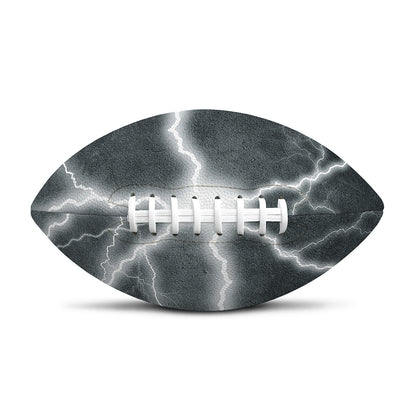 White Lightning Print Rugby Ball