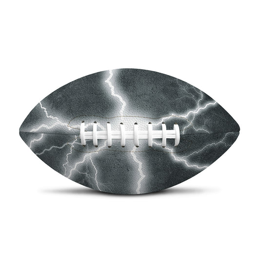 White Lightning Print Rugby Ball