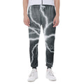 White Lightning Print Joggers