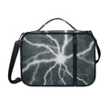 White Lightning Print Shoulder Strap Bible Bag