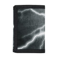 White Lightning Print Trifold Wallet