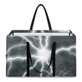 White Lightning Print Utility Tote Bag