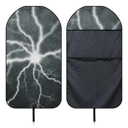 White Lightning Print Waterproof Car Seat Cover