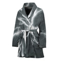 White Lightning Print Women's Bathrobe
