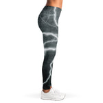 White Lightning Print Women's Leggings
