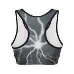 White Lightning Print Women's Sports Bra