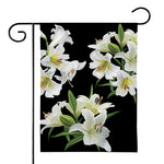 White Lily Print House Flag