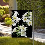 White Lily Print House Flag