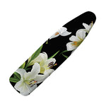 White Lily Print Ironing Board Cover