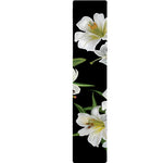 White Lily Print Table Runner
