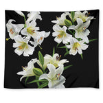 White Lily Print Tapestry