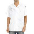 White Marble Print Aloha Shirt