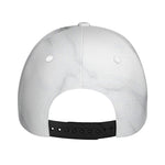 White Marble Print Baseball Cap