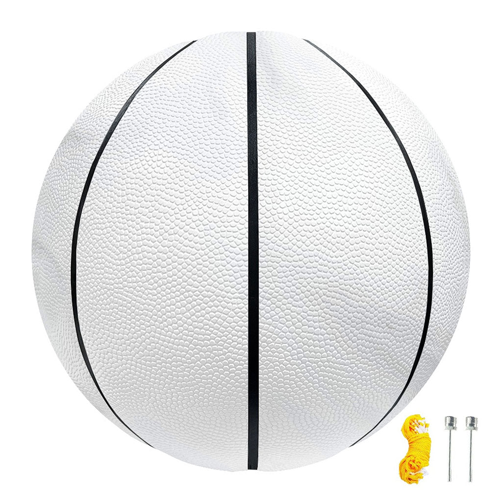 White Marble Print Basketball