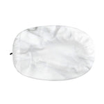 White Marble Print Car Side Mirror Covers