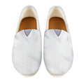 White Marble Print Casual Shoes