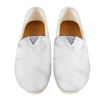 White Marble Print Casual Shoes