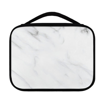 White Marble Print Classic Bible Case